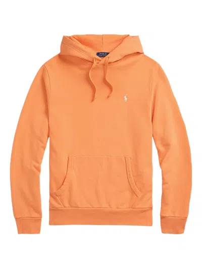 Polo Ralph Lauren Loopback Long-sleeve Sweatshirt In Orange
