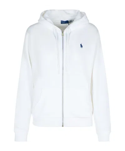 Polo Ralph Lauren Cotton Hoodie In White
