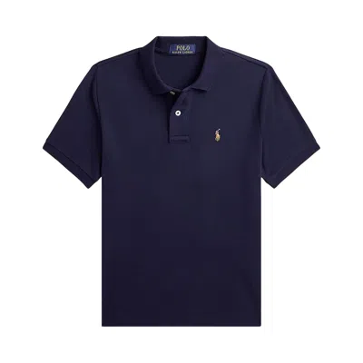 Pre-owned Polo Ralph Lauren Cotton Interlock Knit Polo 'refined Navy' | Blue | Kid's Size L