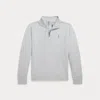 Polo Ralph Lauren Toddler And Little Boys Cotton Interlock Quarter-zip Pullover Shirt In Andover Heather