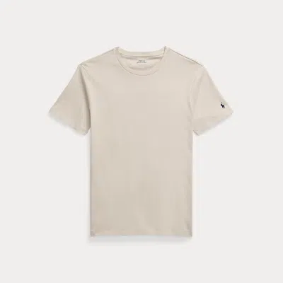 Polo Ralph Lauren Cotton Interlock Sleep Shirt In Neutral