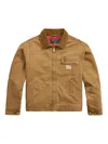 Polo Ralph Lauren Cotton Jacket In Brown