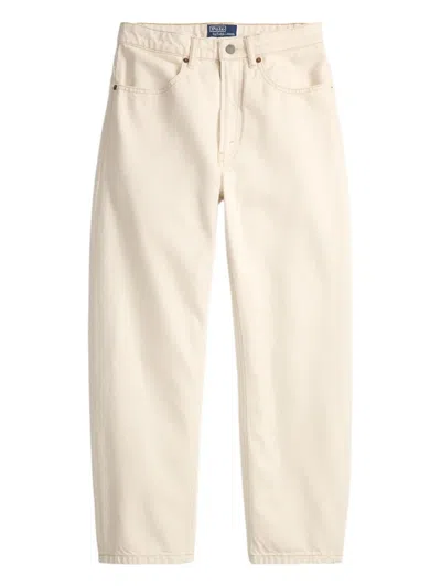 Polo Ralph Lauren Cotton Jeans In Neutral