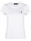 Polo Ralph Lauren Cotton Jersey Crewneck T-shirt In White