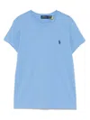Polo Ralph Lauren Cotton Jersey Crewneck T-shirt In Blue