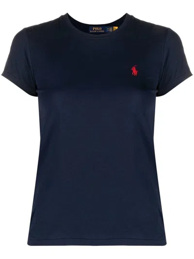 POLO RALPH LAUREN POLO RALPH LAUREN COTTON JERSEY CREWNECK T-SHIRT CLOTHING