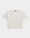 Polo Ralph Lauren Cotton Jersey Cropped Crewneck Tee In White