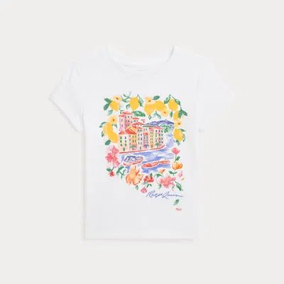 POLO RALPH LAUREN COTTON JERSEY GRAPHIC TEE