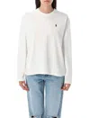 Polo Ralph Lauren Long Sleeve Crew Neck Top In White