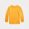 Polo Ralph Lauren Toddler And Little Boys Cotton Jersey Long-sleeve T-shirt In Gold Bugle