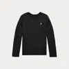 Polo Ralph Lauren Kids' Cotton Jersey Long-sleeve Tee In Polo Black