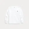 Polo Ralph Lauren Kids' Toddler And Little Boys Jersey Long-sleeve T-shirt In White