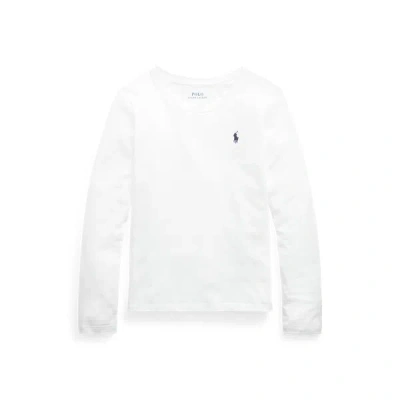 Polo Ralph Lauren Cotton Jersey Tee In White