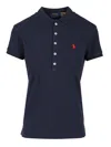 Polo Ralph Lauren Cotton Jersey Polo Shirt Blue