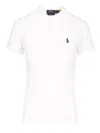 Polo Ralph Lauren Cotton Jersey Polo Shirt White In White