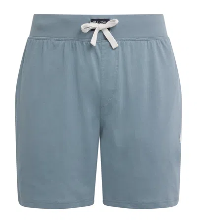 Polo Ralph Lauren Cotton Jersey Pyjama Shorts In Blue