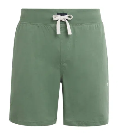Polo Ralph Lauren Cotton Jersey Pyjama Shorts In Green