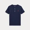 Polo Ralph Lauren Lauren Boys Navy Custom Fit Polo Top 8 - 10 Yrs Blue In Refined Navy