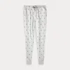 Polo Ralph Lauren Pony Print Lounge Pants In Andover Heather/navy