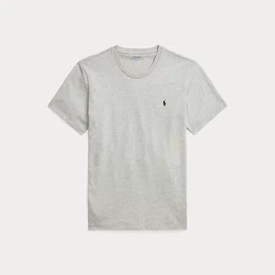 Polo Ralph Lauren Cotton Jersey Sleep Shirt In Grey