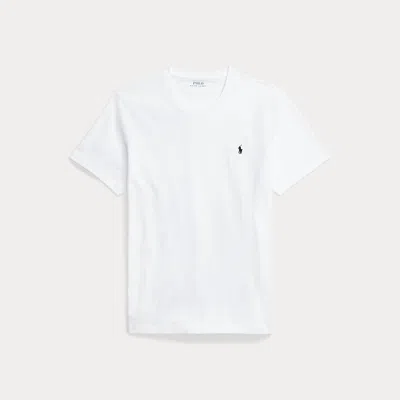 Polo Ralph Lauren Cotton Embroidered Logo Tee In White