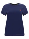 Polo Ralph Lauren Cotton Jersey T-shirt In Blue