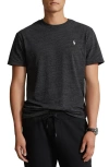 Polo Ralph Lauren Cotton Jersey T-shirt In Black Marl Heather