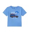 Polo Ralph Lauren Cotton Jersey T-shirt In Blue