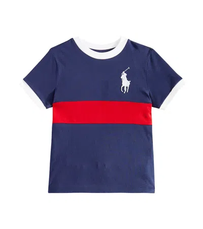 Polo Ralph Lauren Kids' Cotton Jersey T-shirt In Blue