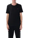 Polo Ralph Lauren Cotton Jersey T-shirt Custom Slim-fit In Black