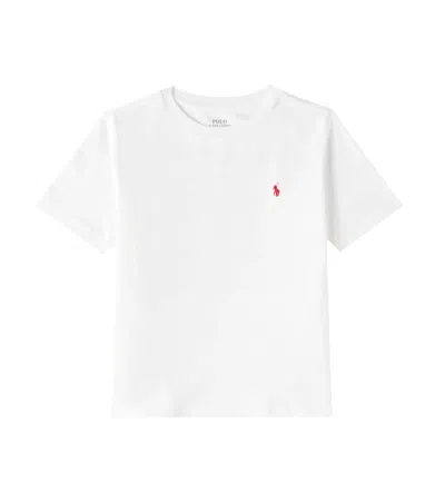 Polo Ralph Lauren Kids' Cotton Jersey T-shirt In White