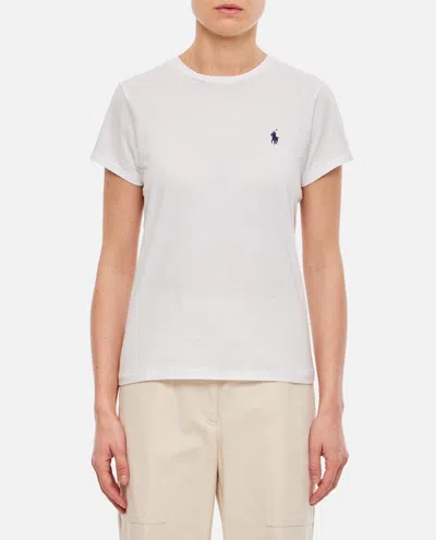 Polo Ralph Lauren Cotton Jersey T-shirt In White