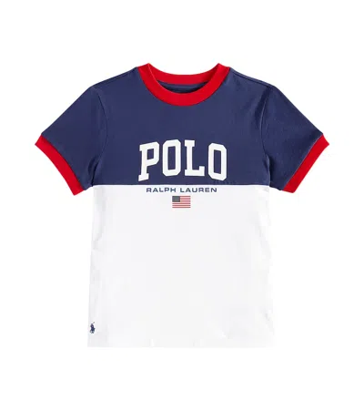 Polo Ralph Lauren Kids' Cotton Jersey T-shirt In White