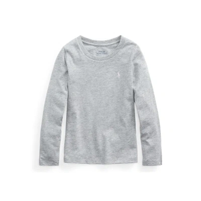 Polo Ralph Lauren Kids' Cotton Jersey Tee In Andover Heather