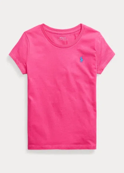 Polo Ralph Lauren Kids' Cotton Jersey Tee In Andover Heather