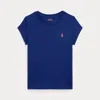 Polo Ralph Lauren Kids' Cotton Jersey Tee In Chalet Blue