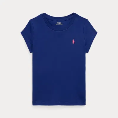 Polo Ralph Lauren Cotton Jersey Tee In Chalet Blue