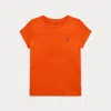 Polo Ralph Lauren Kids' Cotton Jersey Tee In Dusk Orange Cruise