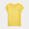 Polo Ralph Lauren Cotton Jersey Tee In Oasis Yellow