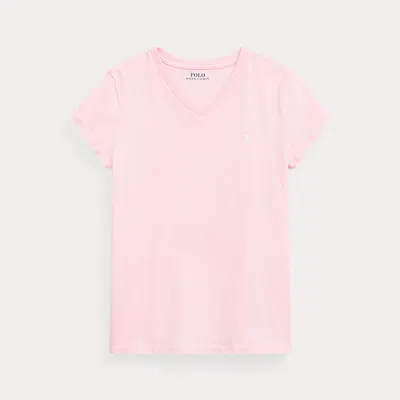 POLO RALPH LAUREN COTTON JERSEY V-NECK TEE