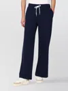 Polo Ralph Lauren Navy Blue Cotton Jogging Pants In Blue
