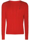 Polo Ralph Lauren Red Cotton Knitwear In 红色