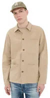 Polo Ralph Lauren Cotton Linen Barton Shirt Jacket Coastal Beige In Coastal Beige