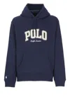Polo Ralph Lauren Hoodie With Logo In Blue
