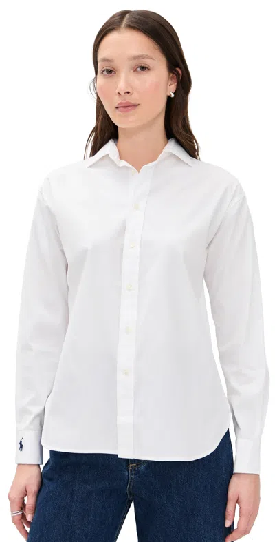 Polo Ralph Lauren Cotton Long Sleeve Button Down White