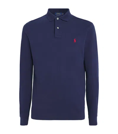 POLO RALPH LAUREN COTTON LONG-SLEEVE POLO SHIRT