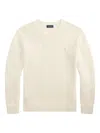 Polo Ralph Lauren Cotton Long-sleeve Sweater In White