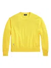 Polo Ralph Lauren Cotton Long-sleeve Sweater In Yellow