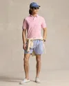 Polo Ralph Lauren Cotton Mesh Classic Fit Polo Shirt In Garden Pink