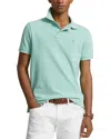 Polo Ralph Lauren Custom Slim Fit Printed Mesh Polo Shirt In Green